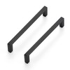Ravinte 10 Pack Matte Black Cabinet Pulls Slim Kitchen Cabinet