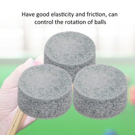 50PCS Billiard Cue Tips, LP Grade B Snooker Leather Heads Billiard Pool Cue Tips with Storage Box, Pool Stick Tips Pool Cue Tips Replacement Kit for Pool Cues and Snooker (9mm)