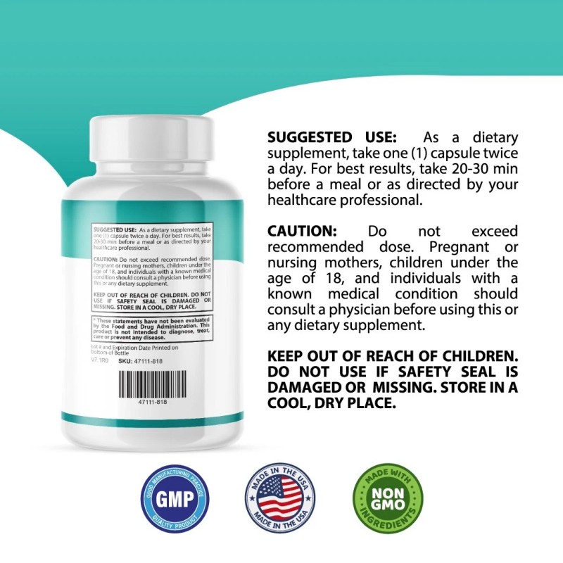 Pelican Vitamins EchoEase- Hearing Support- 60 Capsules