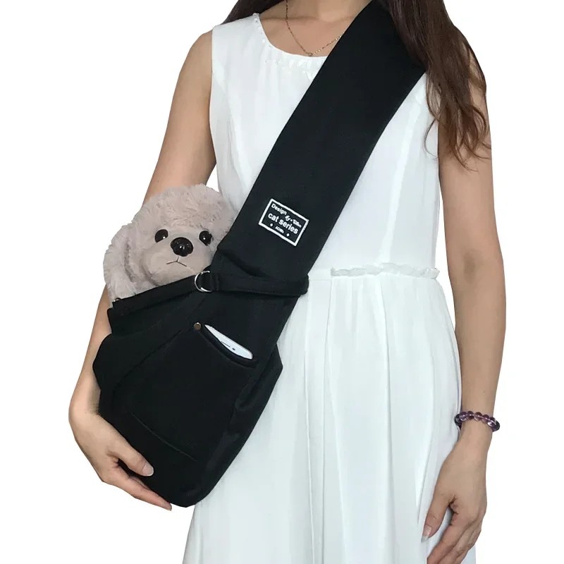Pet Sling Carrier Bag for Small Dogs & Cats –