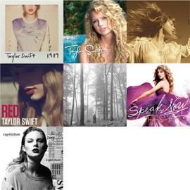 1989 & Taylor Swift & Fearless (Taylor's Version) (2CD) & Red & Folklore (Edited) & Speak Now & Reputation