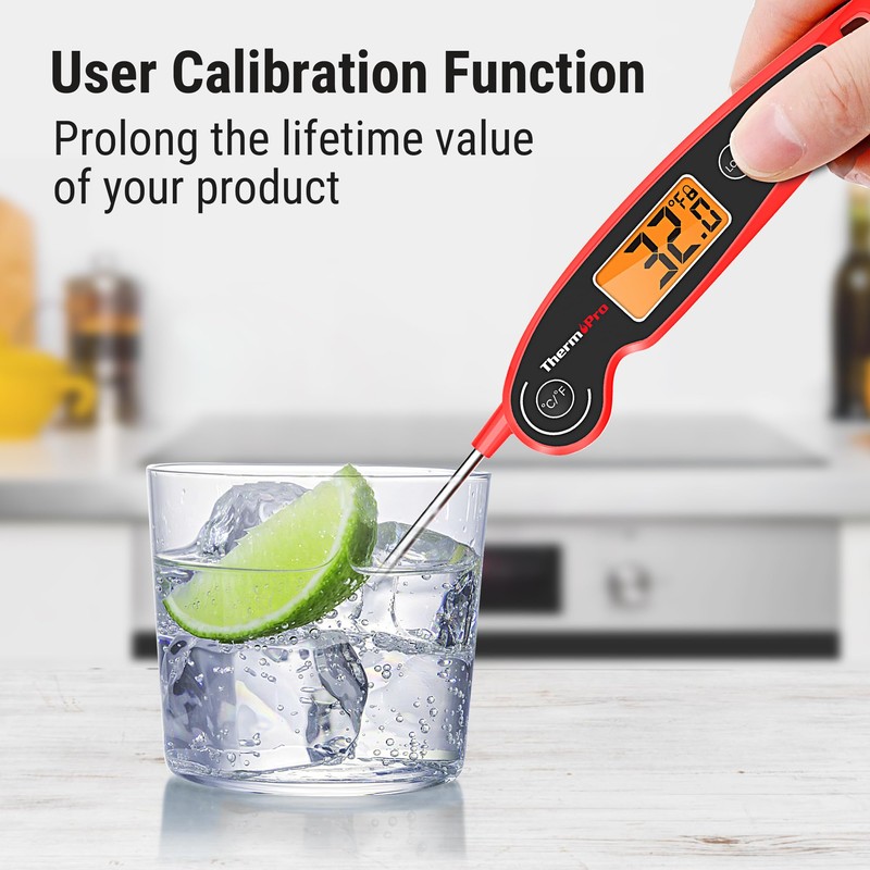ThermoPro TP605 Instant Read Meat Thermometer for Cooking, Waterproof Digital
