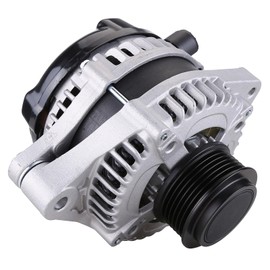 11573 Alternator for 2011-2013 Honda Odyssey 2012-2015 Pilot 3.5L 290-5582 New Alternator 104210-1240 High Output Alternator 130 Amp 12V Electrical Alternator 31100-RV0-A01, CSJ24, 9764219-124