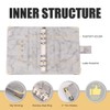 A6 PU Leather Budget Binder A6 Notebook Binder for Budgeting