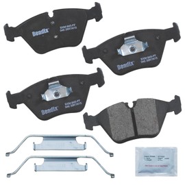 Bendix Premium Copper Free CFM946 Semi-Metallic Brake Pad (with Installation Hardware Front)