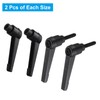 sourcing map 4pcs Clamping Lever Adjustable Handle Set Metric M5