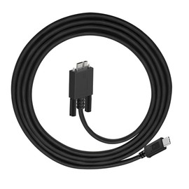 cablecc USB-C Type-C Host to Micro USB3.0 Screw Mount Straight Cable 5Gbps for Industrial Camera Storage