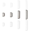 FormulaMod Cable Comb Kit for Power Cable,Sleeve Management Tools Wire