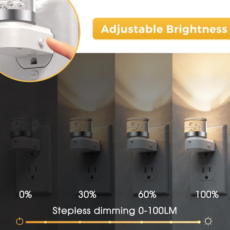 L LOHAS LED Night Light, 2 Pack Night Lights Plug