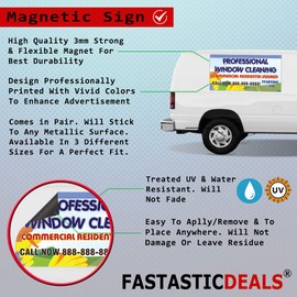 Fastasticdeals Help Wanted Business Car Door Magnets Magnetic Signs 12x9 Inches Set of 2