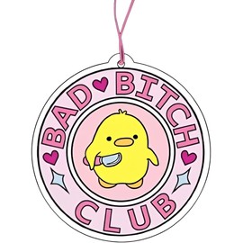 Bad Club Fragrance Tree Car Funny Women Car Fragrance Dispenser Pink Fragrance Tree Car Air Freshener Car Air Fragrance Tree Set Car (Icy Fresh)