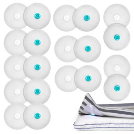 20 Pcs Duvet Snaps, Quilt Clips for Bedroom Comforter Corners, Plastic Duvet Cover Fasteners Clips, Accessories for Preventing Quilt from Shifting in Quilt Cover (Circular)