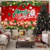 Gift Spree Large Merry Christmas Backdrop for Party Decoration