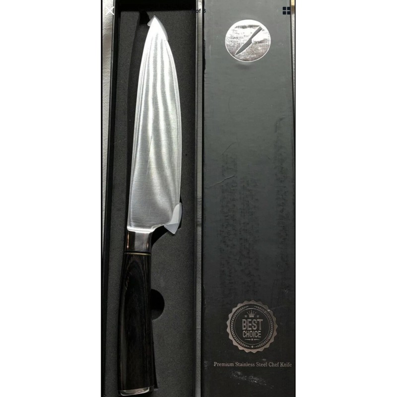 NIB Chef Knife 8" German Stainless Steel Sumyth Professional Knife