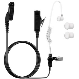 APX 6000 APX8000 XPR 7550e Earpiece for Motorola Radio APX7000 APX4000 XPR7550 XPR6350 XPR6550 XPR7350e XPR7580e with Quick Release Hawk Lapel Mic for Law Enforcement, Police Surveillance Headset