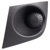 TRQ Front Left Fog Light Hole Cover Black Drivers Side