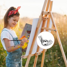 SWTYExt DIN 315 Wing Nut M8, Pack of 25 Butterfly Nuts, Wing Nuts, High-Quality A2 V2A Stainless Steel Wing Nuts, Metric Rustproof Wing Nut DIY Wing Nut for Systems DIY Tools