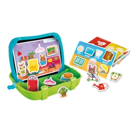 Clementoni Sapientino Magnetic Case House - Educational Game Montessori 2 Years for Learning New Words, Magnetic Board and Cards, Development of the Language Method Montessoriano, 16461, Multi-Colour