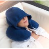 travelstar Hoodie Travel Neck Pillow, Navy