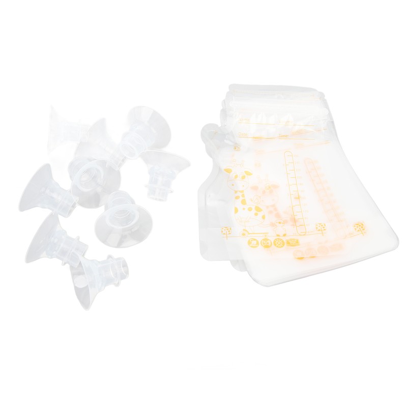 Flange Inserts Accessories for Breastfeeding 9pcs Wearable Silicone Flange Inserts