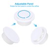 PATIKIL 5 Inch Round Air Vent, ABS Adjustable Soffit Exhaust