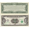 George Bush Vincent Fox Novelty $5 dolares Bill Slick Times Funny-Money 1996 New