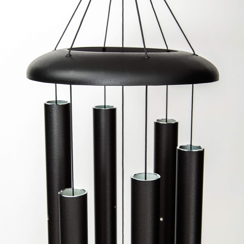 Corinthian Bells 44-inch Windchime, Black