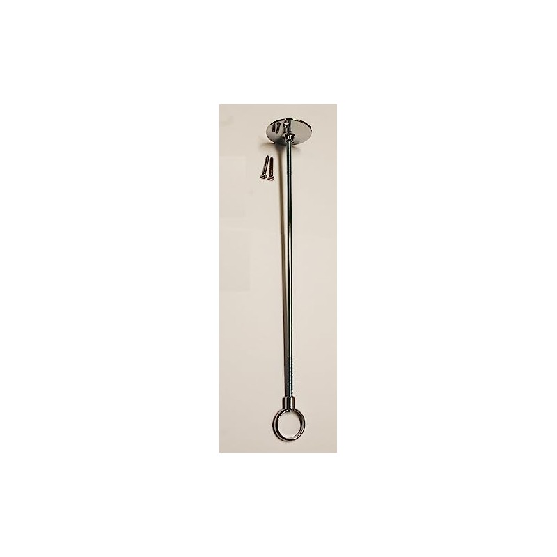 Shower Curtain Rod Ceiling Support (Polished Chrome) Choose from 12"