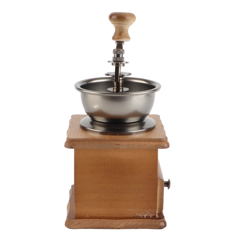 Manual Bean Grinder Household Mini Retro Style Coffee Milling Machine