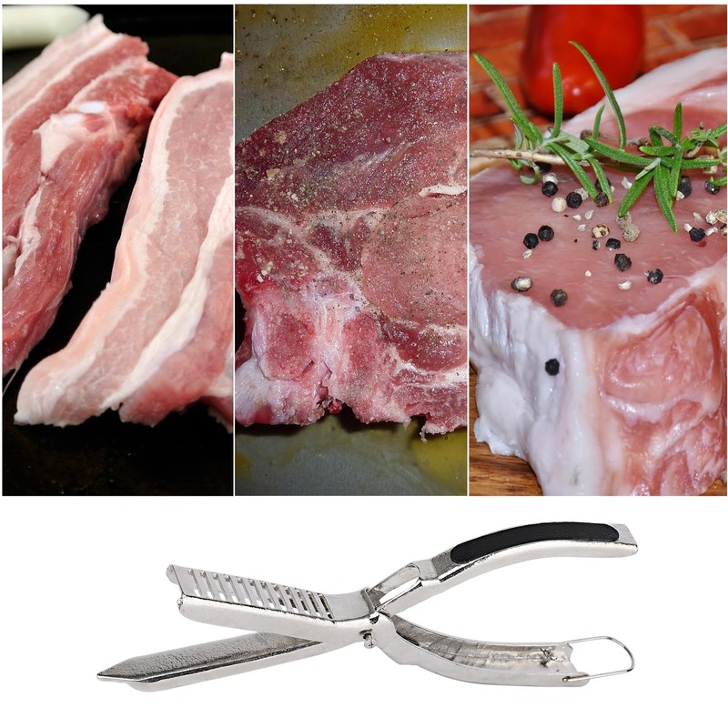 BOXOB Stainless Steel Rib Membrane Remover Tool, Ergonomically Designed Rib