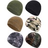 6 Pieces Winter Skull Caps Men Warm Polar Fleece Beanie