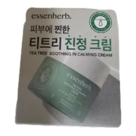 Essenherb Tea Tree Soothing in Calming Cream 80ml Special + Cream 30ml / 에센허브 티트리 수딩 인 카밍 크림 80ml 기획 +크림 30ml