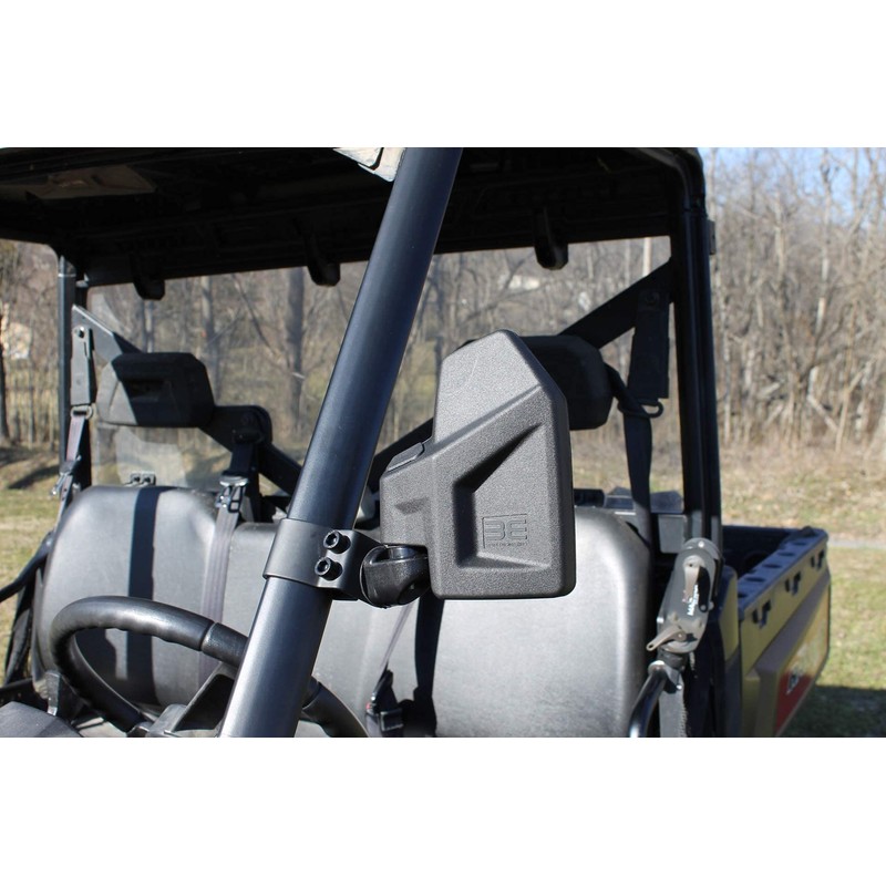 Bevel Engineering UTV Rear View Side Mirror Kit (2 Pack)