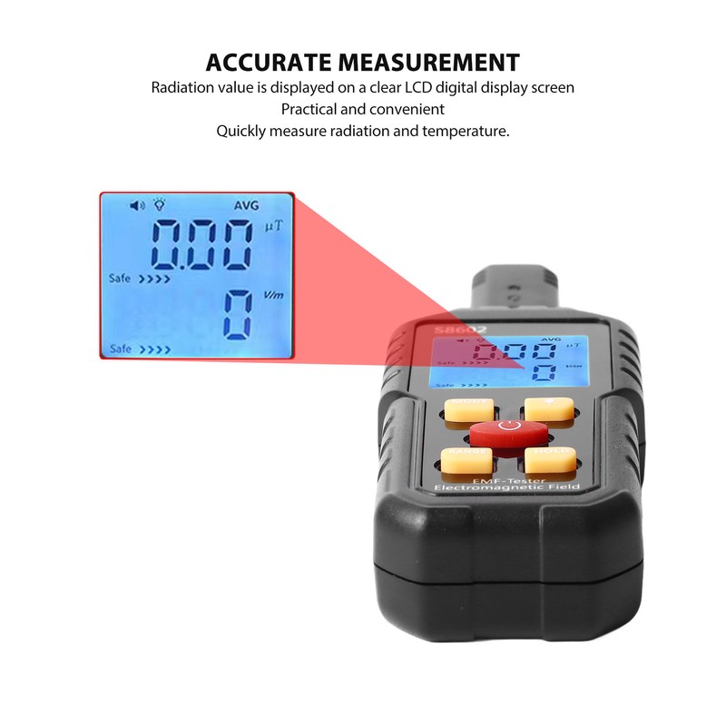 Electromagnetic Radiation Tester High Accuracy Multifunctional Temperature Electric Magnetic Field