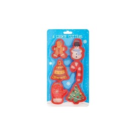Baked with Love Christmas Cookie Cutter, Pack of 6