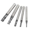 FTVOGUE 5pcs 4-Flute Drill, Milling Tools Milling Cutter End Mills