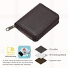 PATIKIL Credit Card Holder Zipper Wallet, Leather Card ID Case