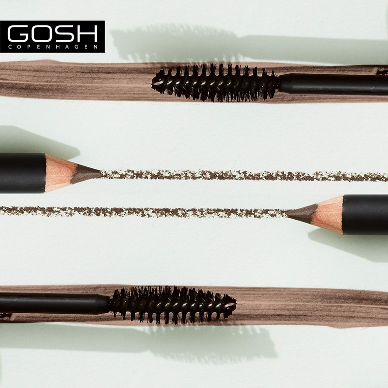 GOSH Eyebrow pencil for thicker brows, precise application for perfectly