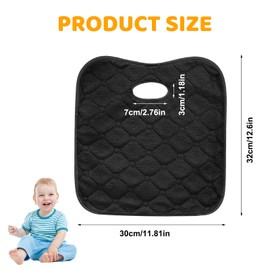 ICHOWHO Car Seat Protectors for Child Seats, 2Pcs Machine Washable Baby Car Seat Cover Potty Training Auto Seat Protector for Pushchairs High Chairs Dining Chairs