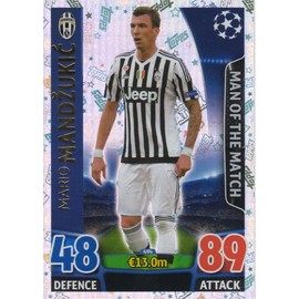 Topps Champions League Match Attax 15/16 Mario Mandzukic Man Of The Match 2015/2016 Trading Card