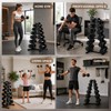 LIONSCOOL 6 Tier A-Frame Dumbbell Rack Stand Only