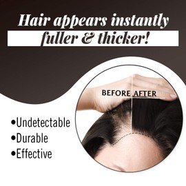 Ardell Thick FX Black Hair Building Fiber for Fuller Hair Instantly, 0.42 oz