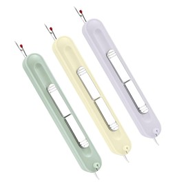 ​​3 Stück Nadeleinfädler Einfädelhilfe für Nähnadeln,auftrenner für Nähte,Einfädler für Nadeln,Einfädler,Nähmaschine,Needle Threader,Nadeleinfädler zum Handnähen,2-in-1 Nadeleinfädler Nahttrenner​​