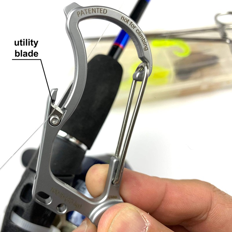 outdoor element 61102 Firebiner, Multi-tool Carabiner, Silver Thorn