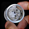 ANCLLO 5Pcs Transparent Acrylic 8 Holes Worm Catch Aquarium Supplies