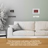 ANTOBLE Thermostat Wall Plate Backplate THP2400A1027W White Coverplate Assembly Compatible