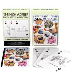 New York Puzzle Company Dog Cartoon Playing Cards