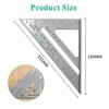 Square Protractor Miter Aluminum Alloy Triangle Metric Imperial Square Measurement
