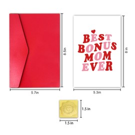 CSMOSJgreetings Funny Mothers Day Card for Mom, Humorous Mother’s Day Card from Daughter Son, No Matter What Life Throws at You at Least You Don’t Have An Ugly Children