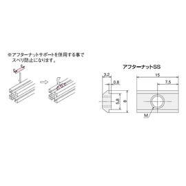 SUS (esuyuuesu) Aftermarket Nut SS (Pack) , sliver